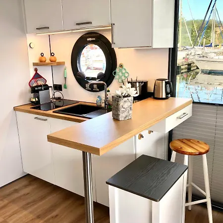 Hausboot-lafe Flensburger Foerde Båthotell Egernsund