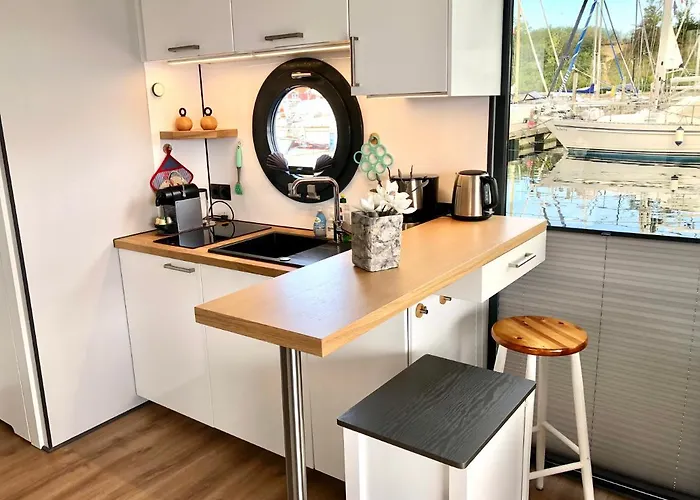 Hausboot-lafe Flensburger Foerde 船屋 Egernsund