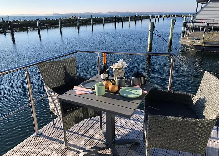 Hausboot-lafe Flensburger Foerde 船屋 Egernsund